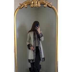 Vintage True Meaning Faux Fur Penny Lane Style Jacket Coat